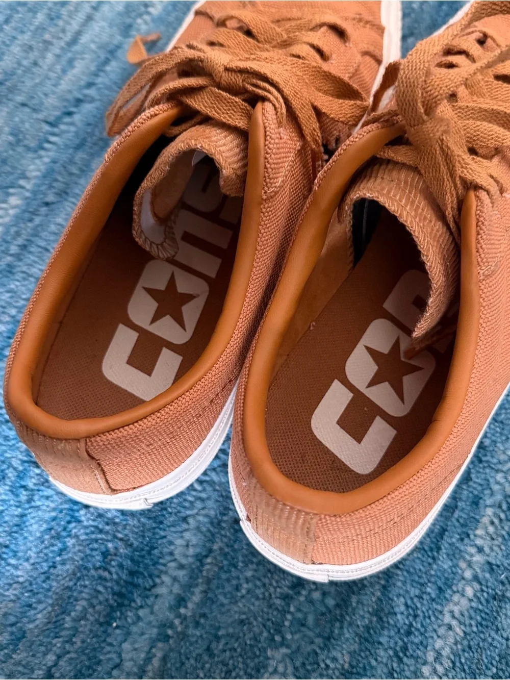 Converse One Star Ox Canvas Low Top Sneakers Burnt Orange Men's 7.5 Women's 9 - Picture 5 of 9